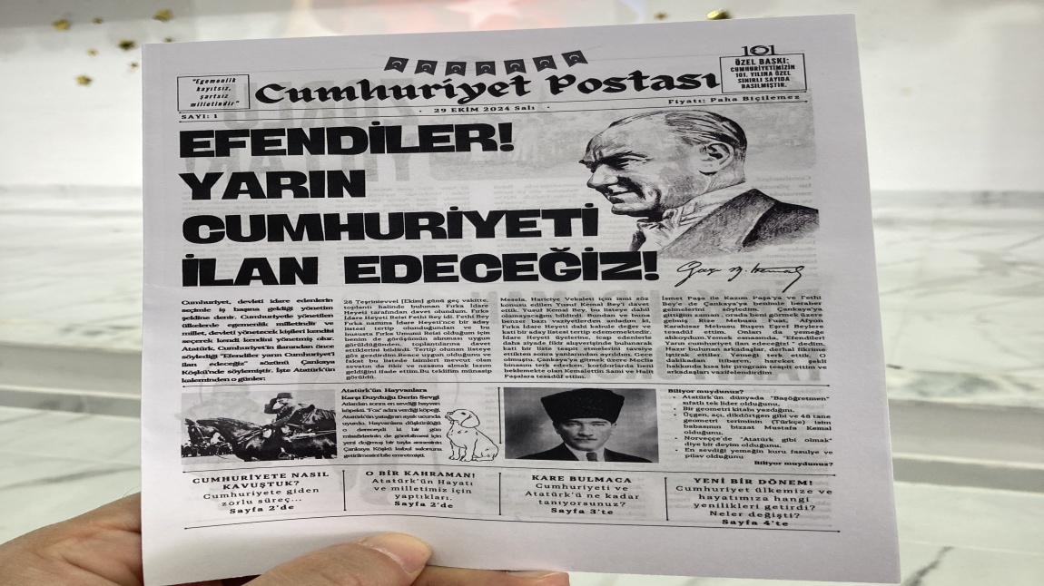 29 Ekim Cumhuriyet Bayramı